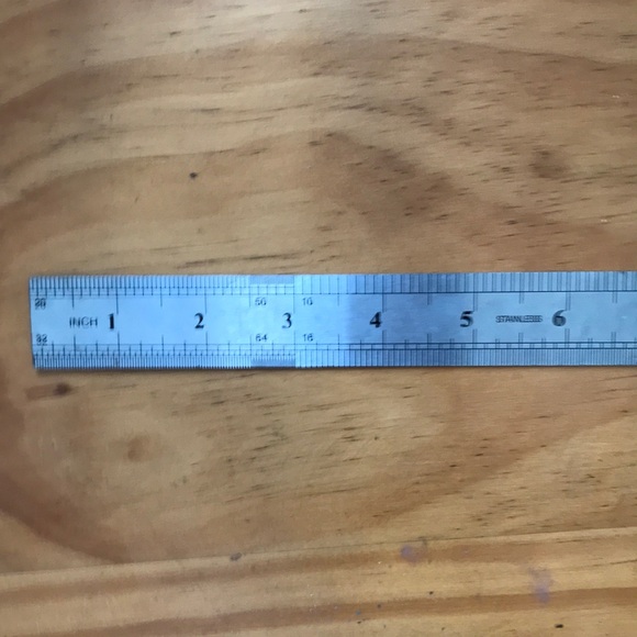 Silver Metal Ruler - Picture 3 of 4